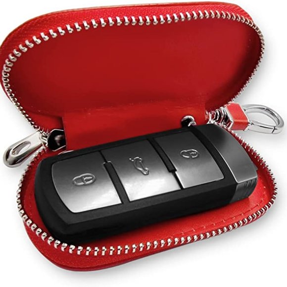 Multi Brand Red Acura leather Key Cover #722 - Picture 2 of 9